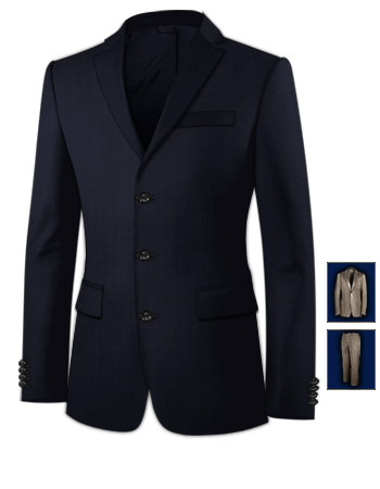 Groom Suits And Tailoring with 3 Buttons, Single Breasted