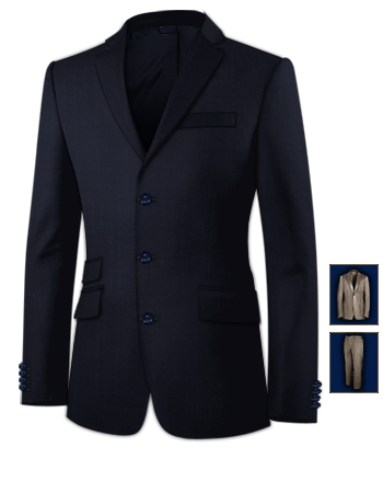 Store Suit Romford with 3 Buttons, Single Breasted
