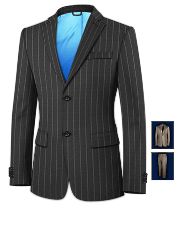 Bespoke Suit Makers Uk with 2 Buttons, Single Breasted