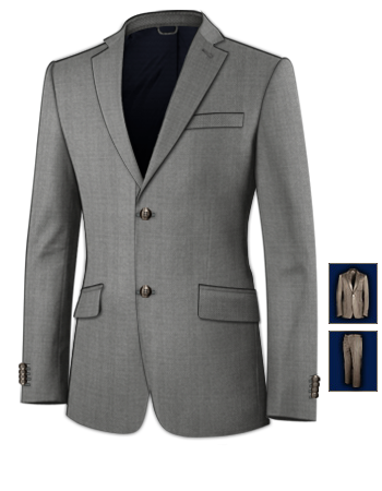 Suits Made To Measure Bradford with 2 Buttons, Single Breasted