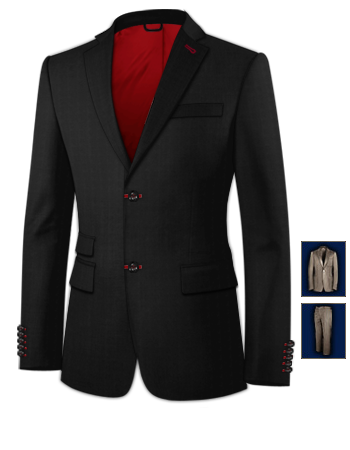 Skinny Prom Suits with 2 Buttons, Single Breasted