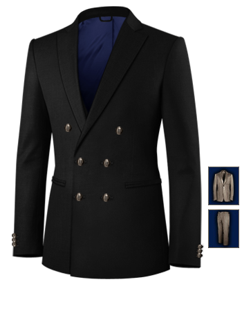 Suits And Tailoring Suit Jackets Regular with 6 Buttons, Double Breasted (2 To Close)