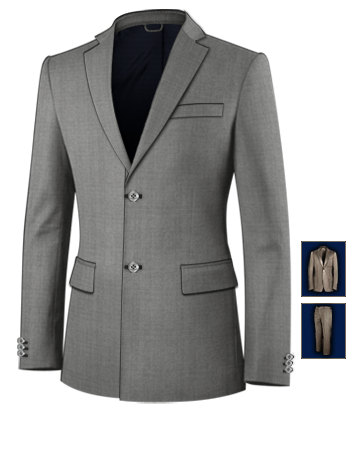 Mens White Suit Jacket Suits And Tailoring with 2 Buttons, Single Breasted