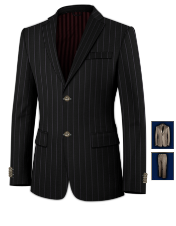 Suit Bespoke Tailor Aberdeen with 2 Buttons, Single Breasted