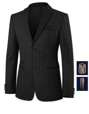 Slim Fit Suit Suits And Tailoring with 2 Buttons, Single Breasted