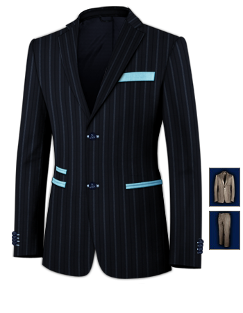 Suit Groom And Ushers with 2 Buttons, Single Breasted