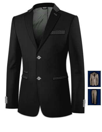 Suit Company with 2 Buttons, Single Breasted