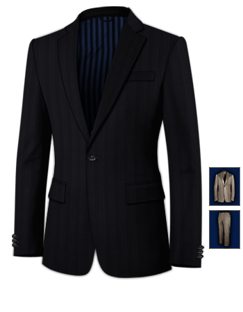 Mens White Suits with 1 Button, Single Breasted