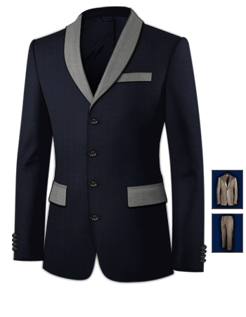 Ladies Made To Measure Suits London with 4 Buttons, Single Breasted