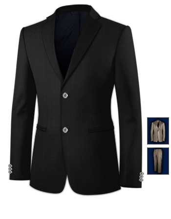 Tailormade Suit Hampshire with 2 Buttons, Single Breasted