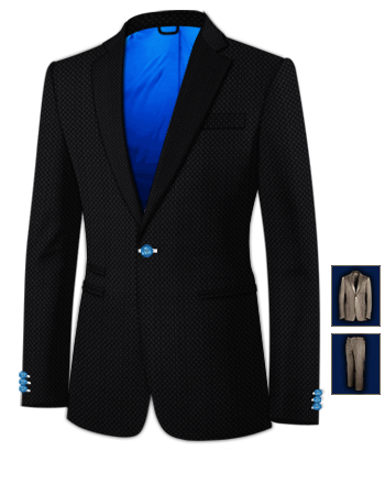 Boys Contemporary Suits with 1 Button, Single Breasted