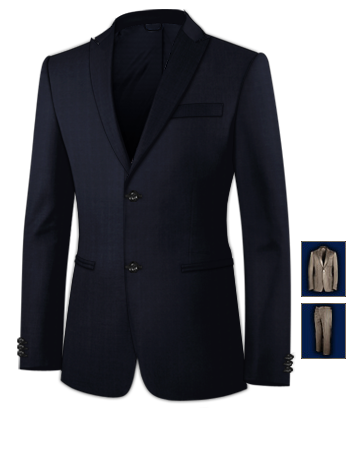 Custom Suit Cheap with 2 Buttons, Single Breasted